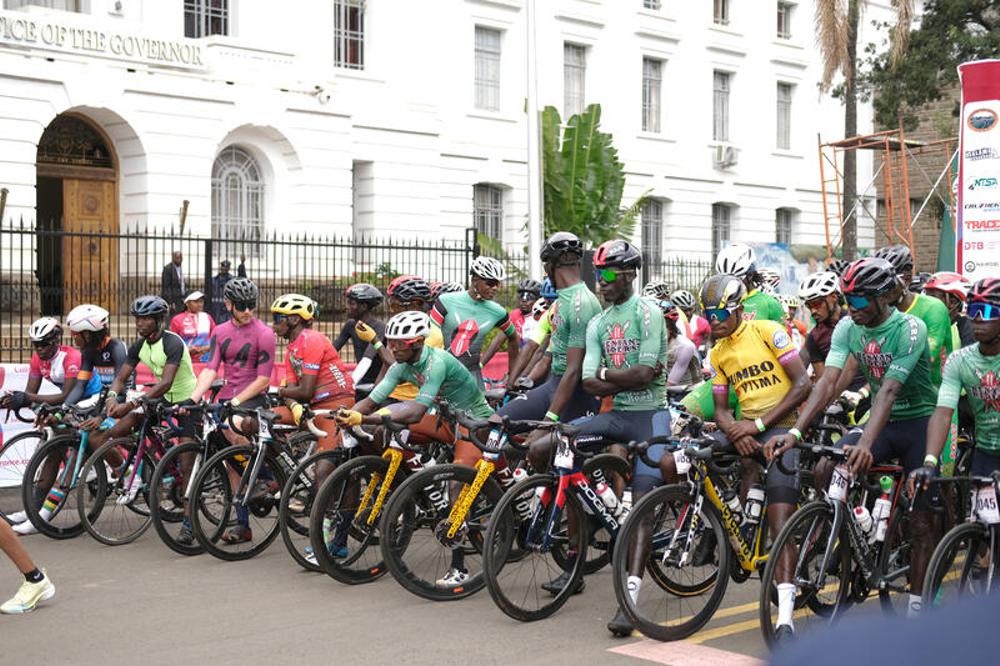 Start des Grand Nairobi Bike Race im November 2023