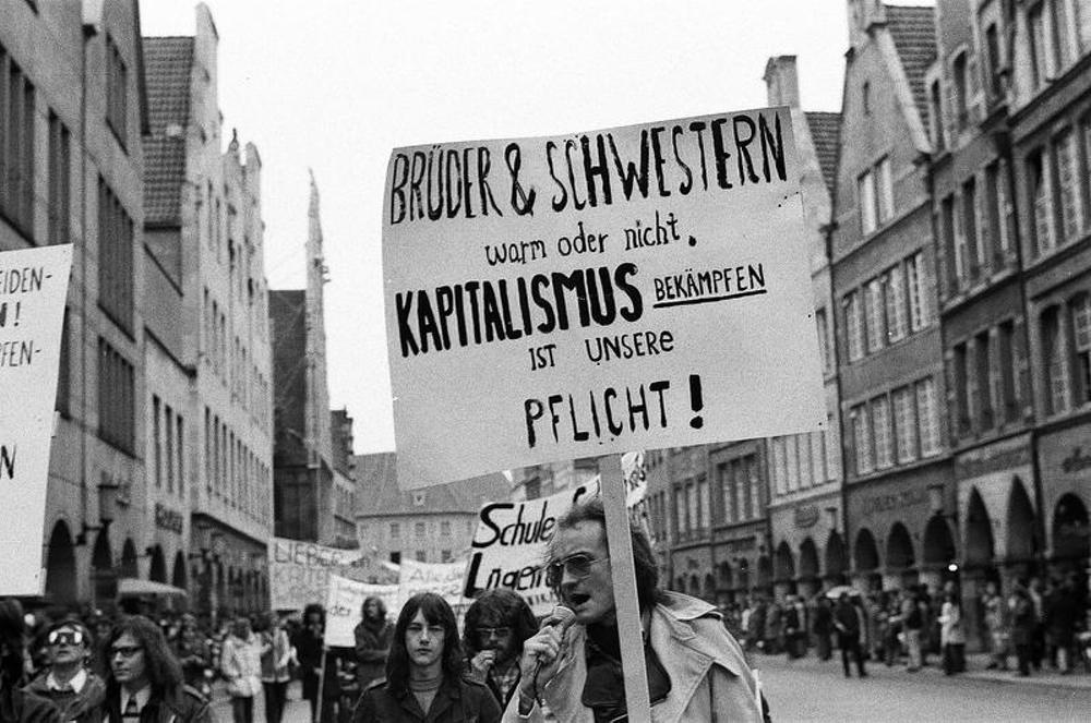 Erste Homosexuellen-Demonstration in Westdeutschland im Jahr 1972