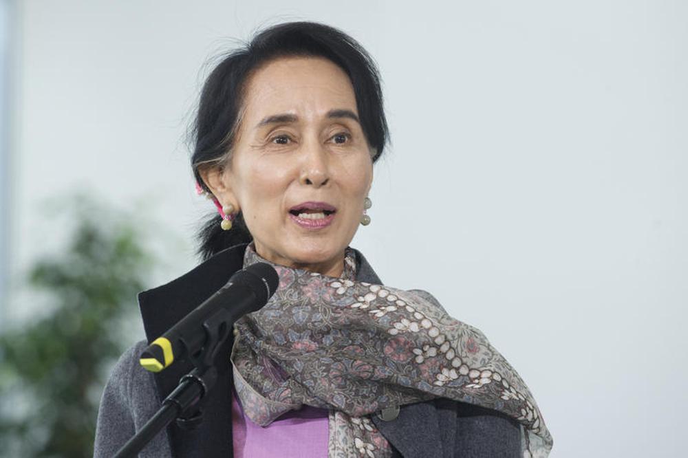 Aung San Suu Kyi im Jahr 2014