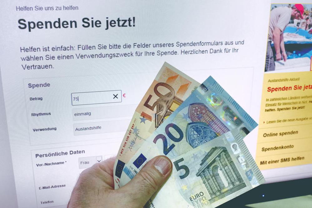 Deutschland verzeichnet Spendenrückgang