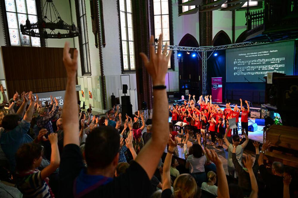 74-Stunden-Singen in der Christuskirche