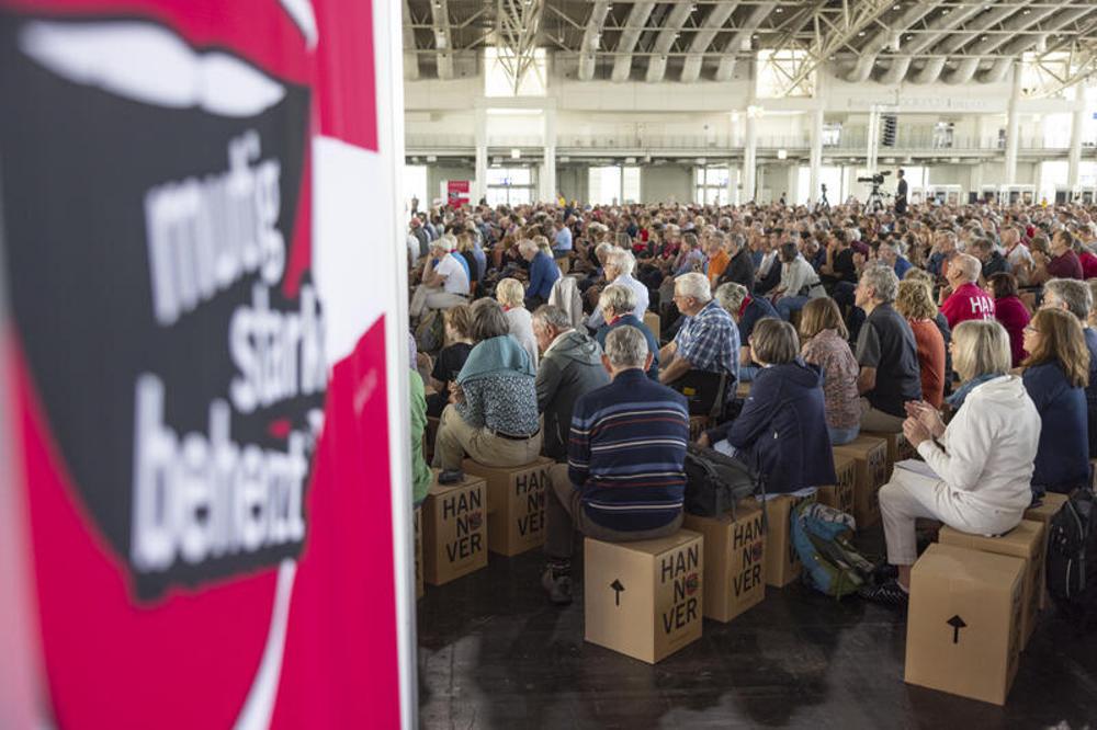 Podium beim Kirchentag in Hannover