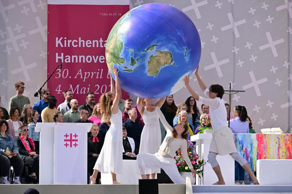 Abschlussgottesdienst in der Innenstadt von Hannover