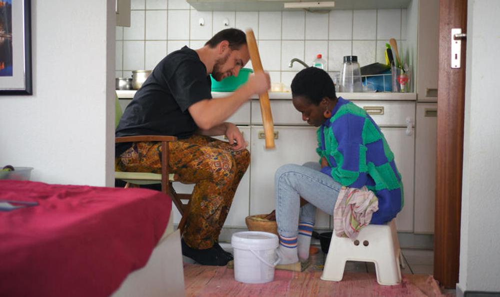 Szene aus dem Dokumentarfilm "Was bleibt? Das Auslandsjahr in meinem Leben"