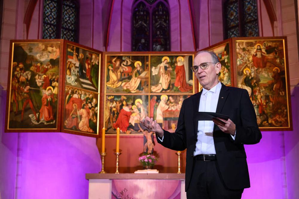 Fernsehgottesdienst in der St.-Albani-Kirche G&ouml;ttingen, mit Landesbischof Meister