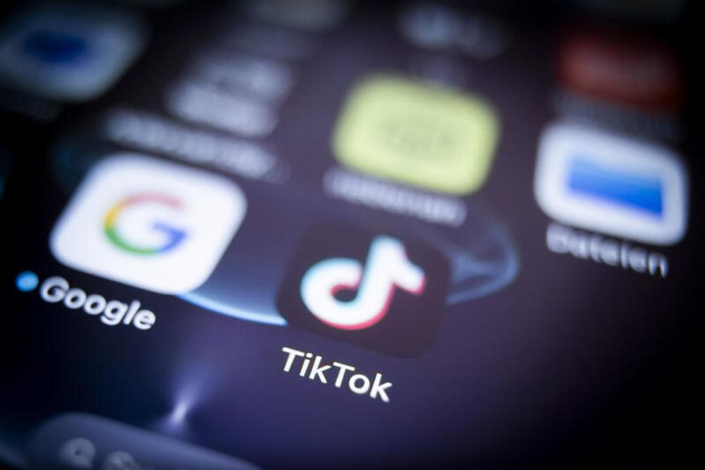 TikTok-App auf Smartphone