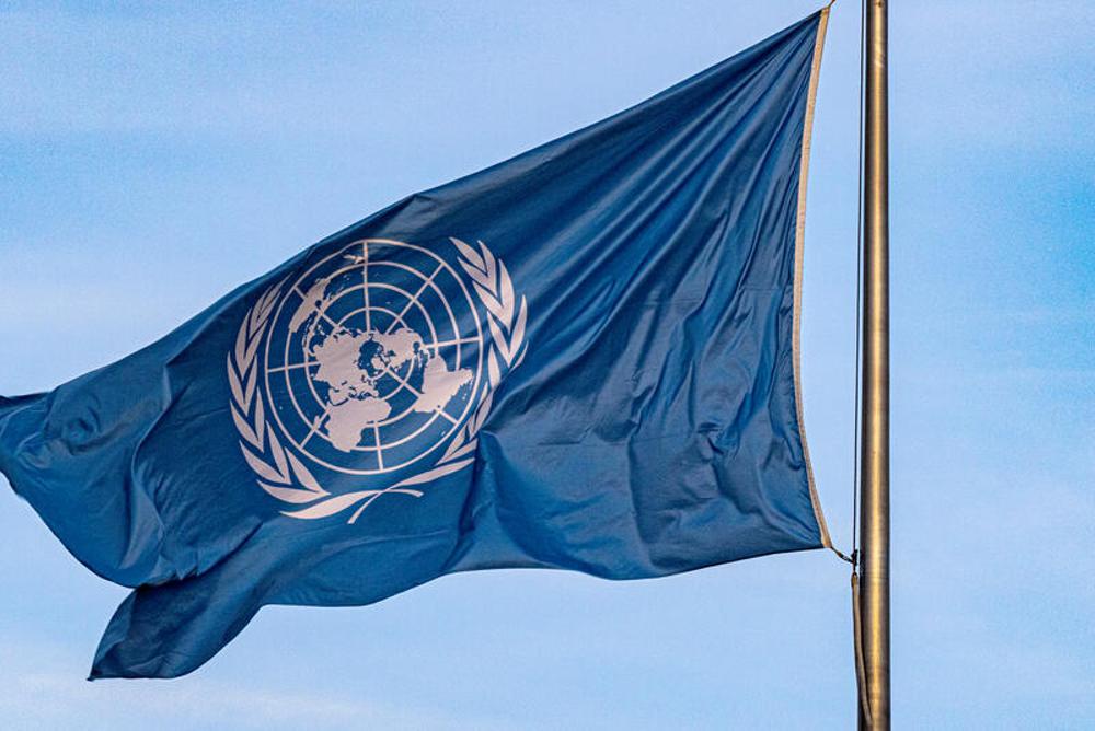 Flagge der Vereinten Nationen