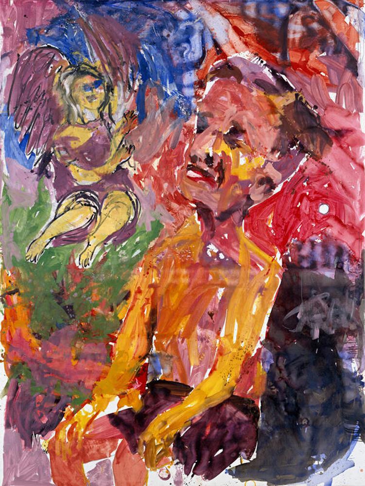 Georg Baselitz: "Mein Vater sieht einen Engel" (1996)