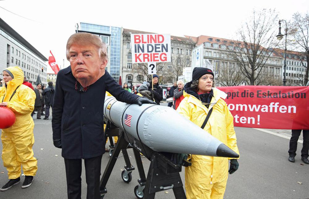 Protest gegen Atomwaffen (Archivbild)