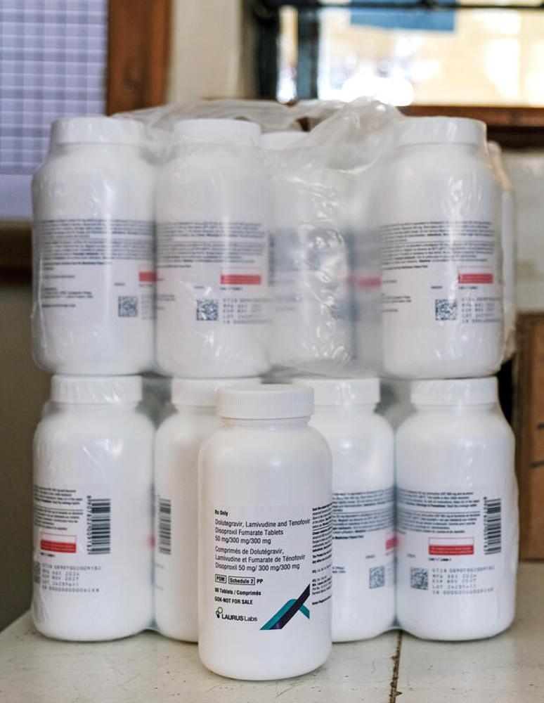 HIV-Medikamente im Tabitha Medical Center in einem Armenviertel der kenianischen Hauptstadt Nairobi (Archivbild)