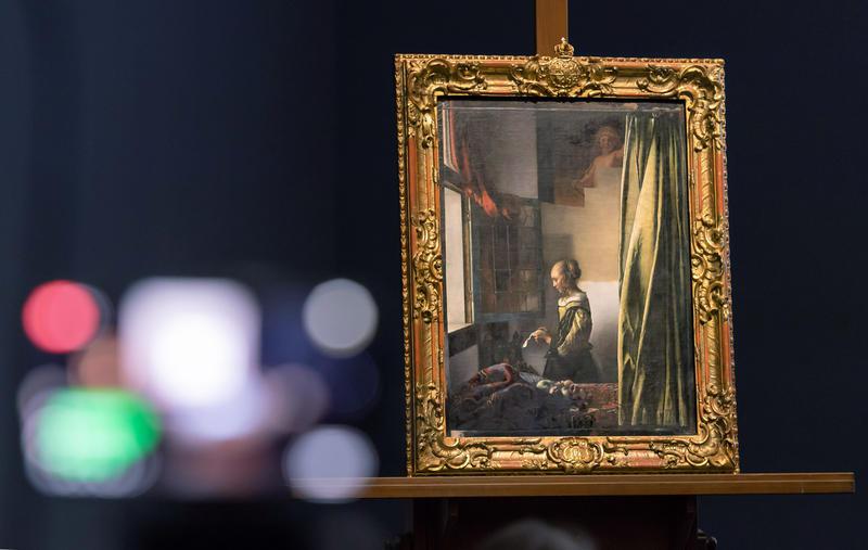 Vermeer übermalte "Brieflesendes Mädchen" nicht selbst