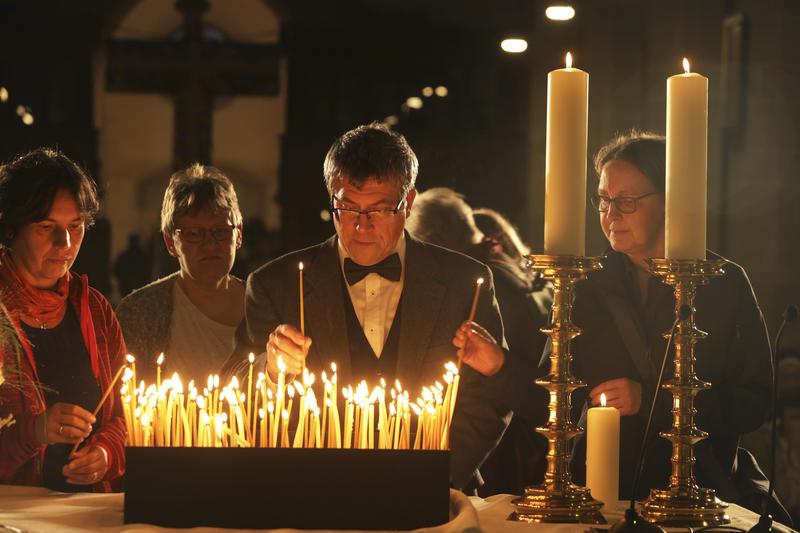 Halle gedenkt der Opfer des Anschlags