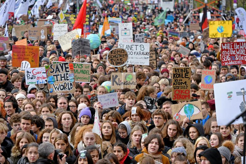 Hunderttausende Demonstranten fordern mehr Klimaschutz